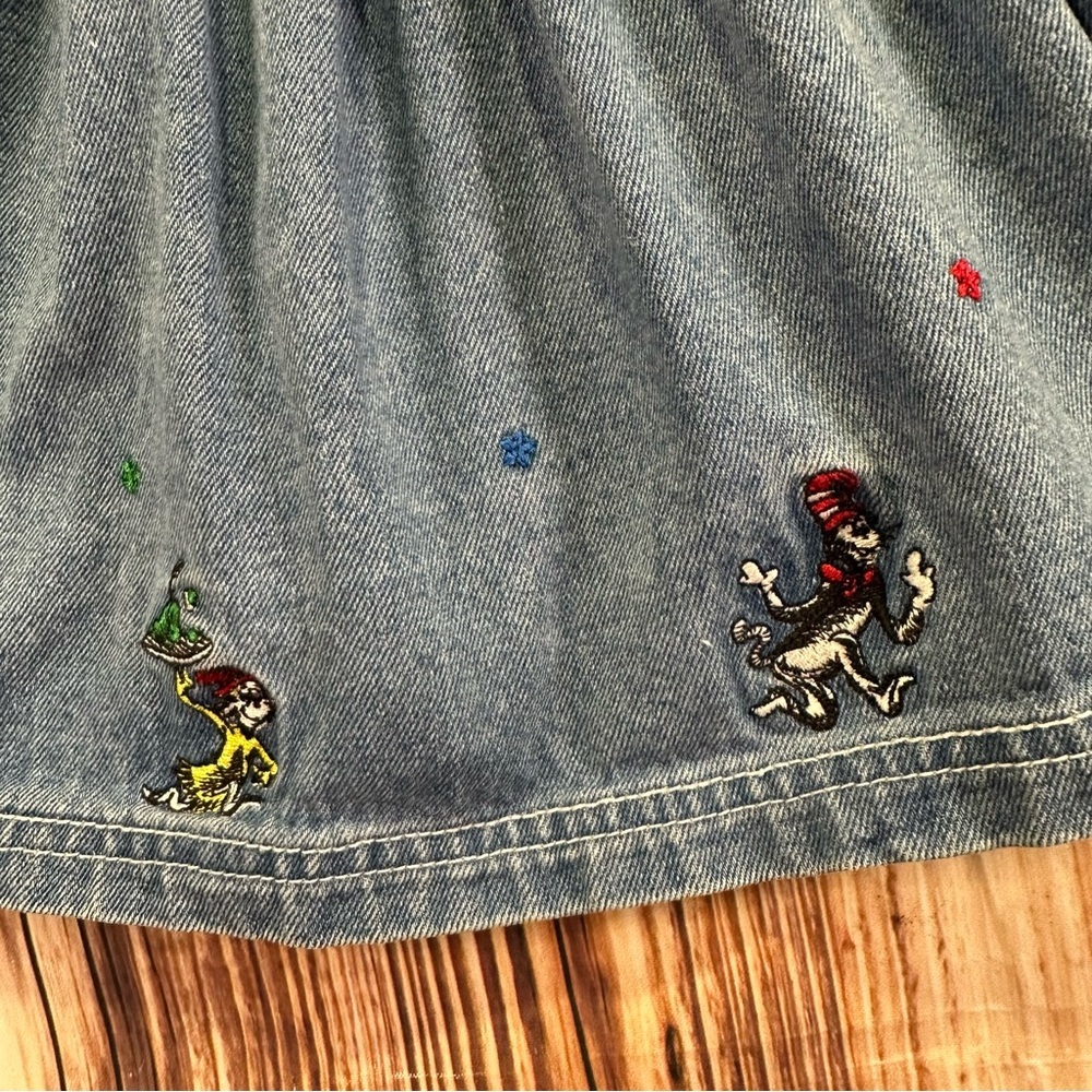 Vintage Dr. Seuss Embroidered Jean Jumper
Size 18 Months - Picture 6 of 11